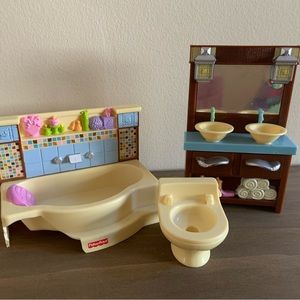 Fisher-Price Loving Family bathroom